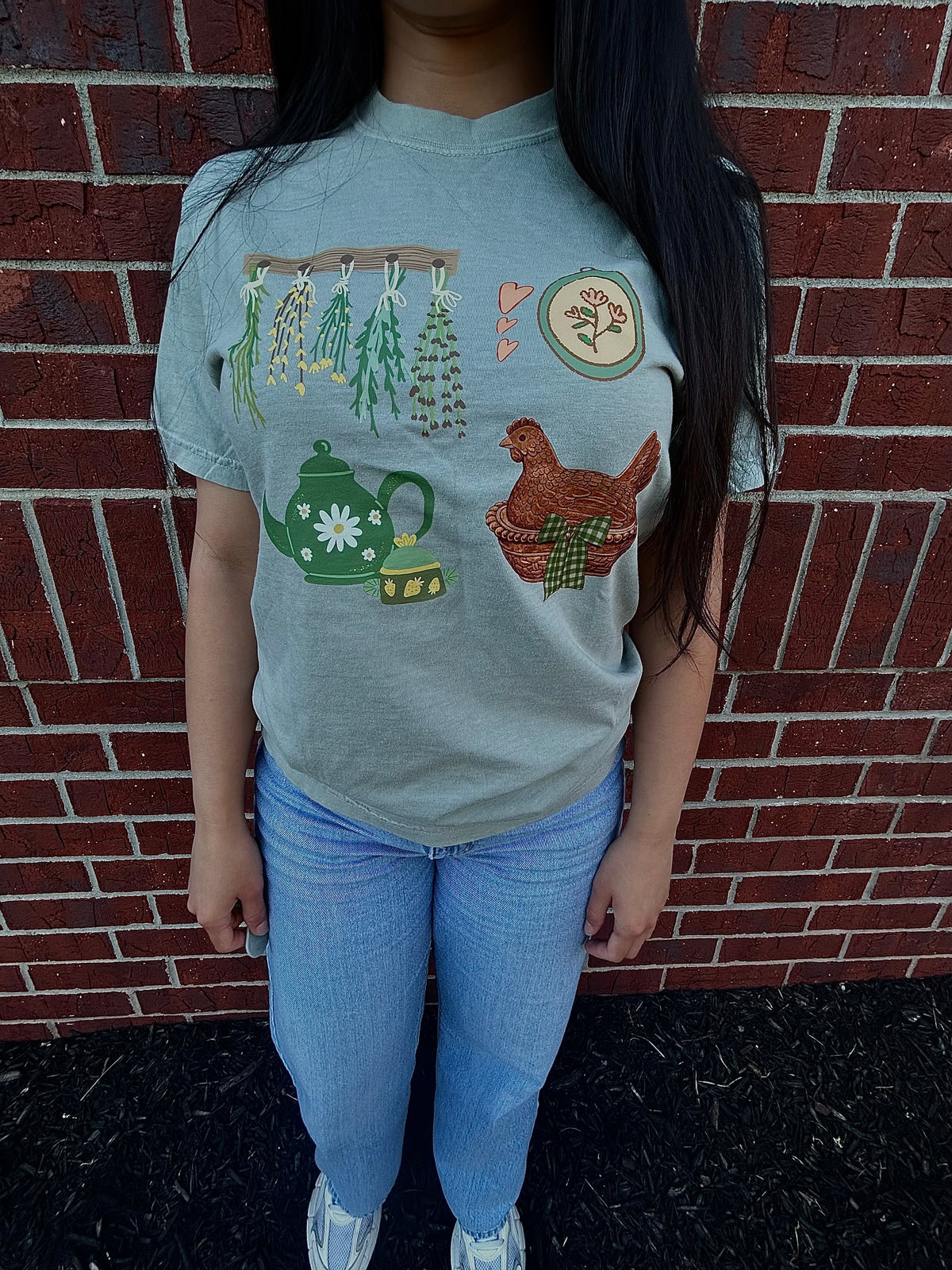 Comfort Colors Glass Hen Tee