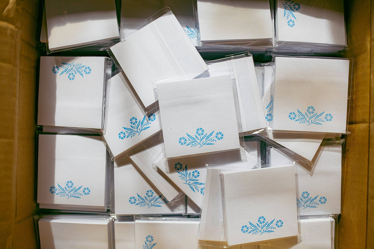 Retro Inspired Sticky Notes - Cornflower