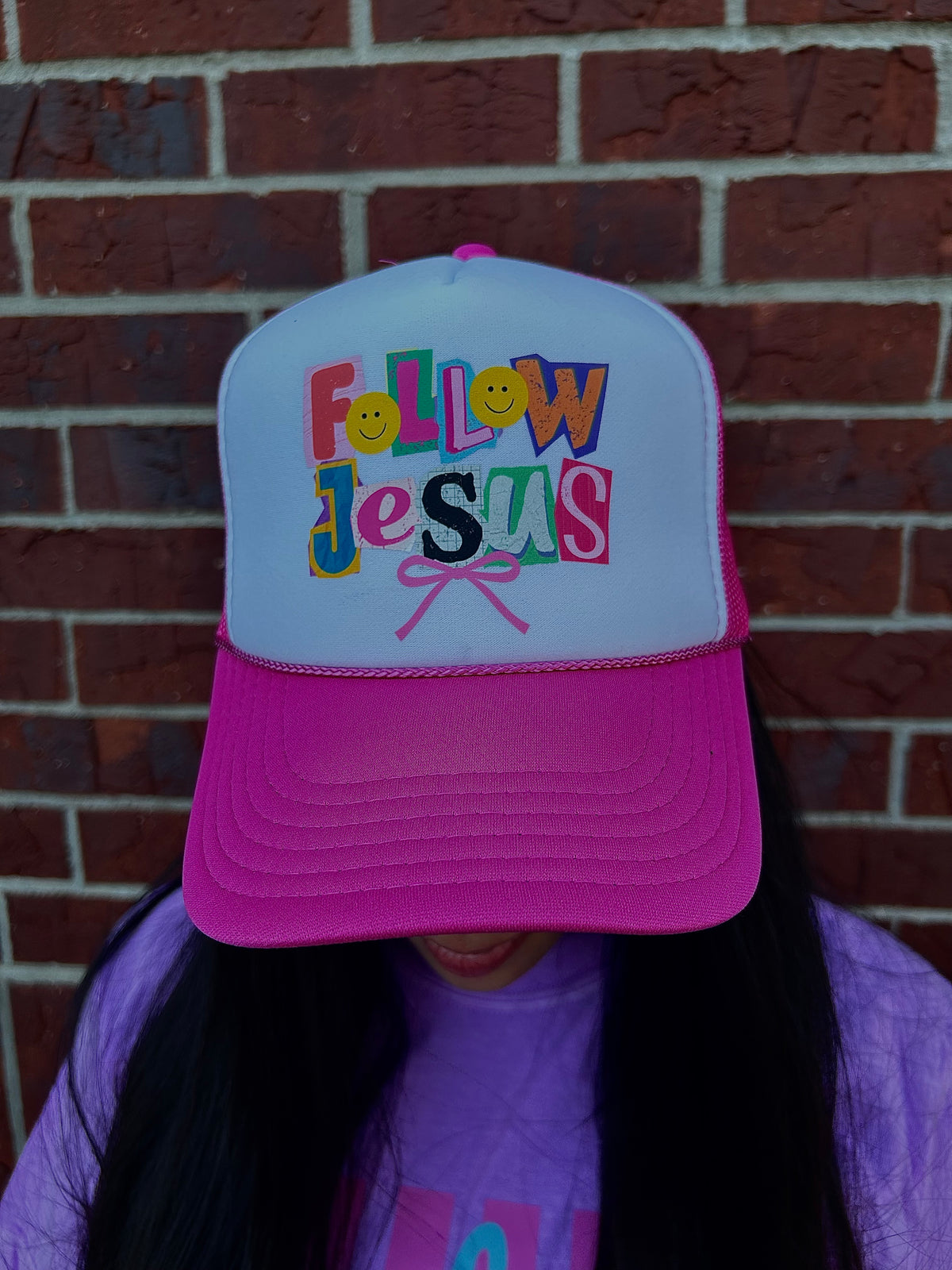 Follow Jesus Trucker Hat