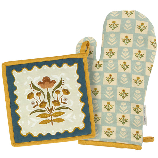 Fall Folk Floral Kitchen Set